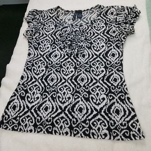 Saint Tropez West Ruffle Top Blouse